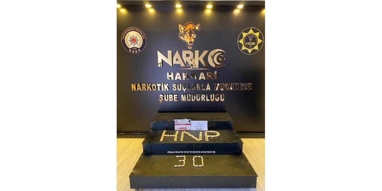 Hakkari'de yuttukları uyuşturucuyla yakalanan 2 şüpheli tutuklandı