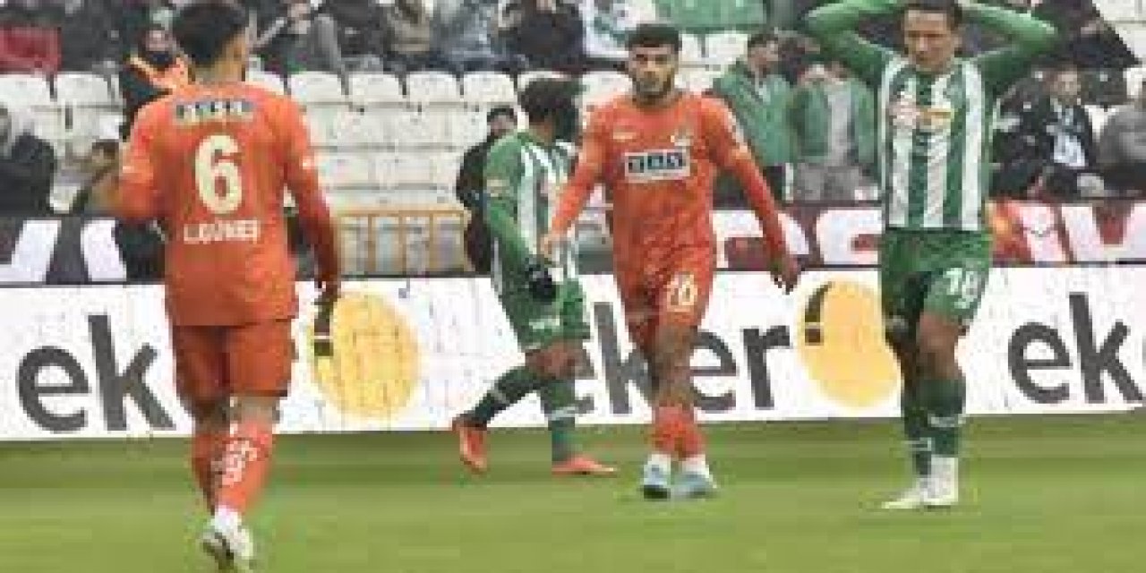Arabam.com Konyaspor: 2 - Corendon Alanyaspor: 2