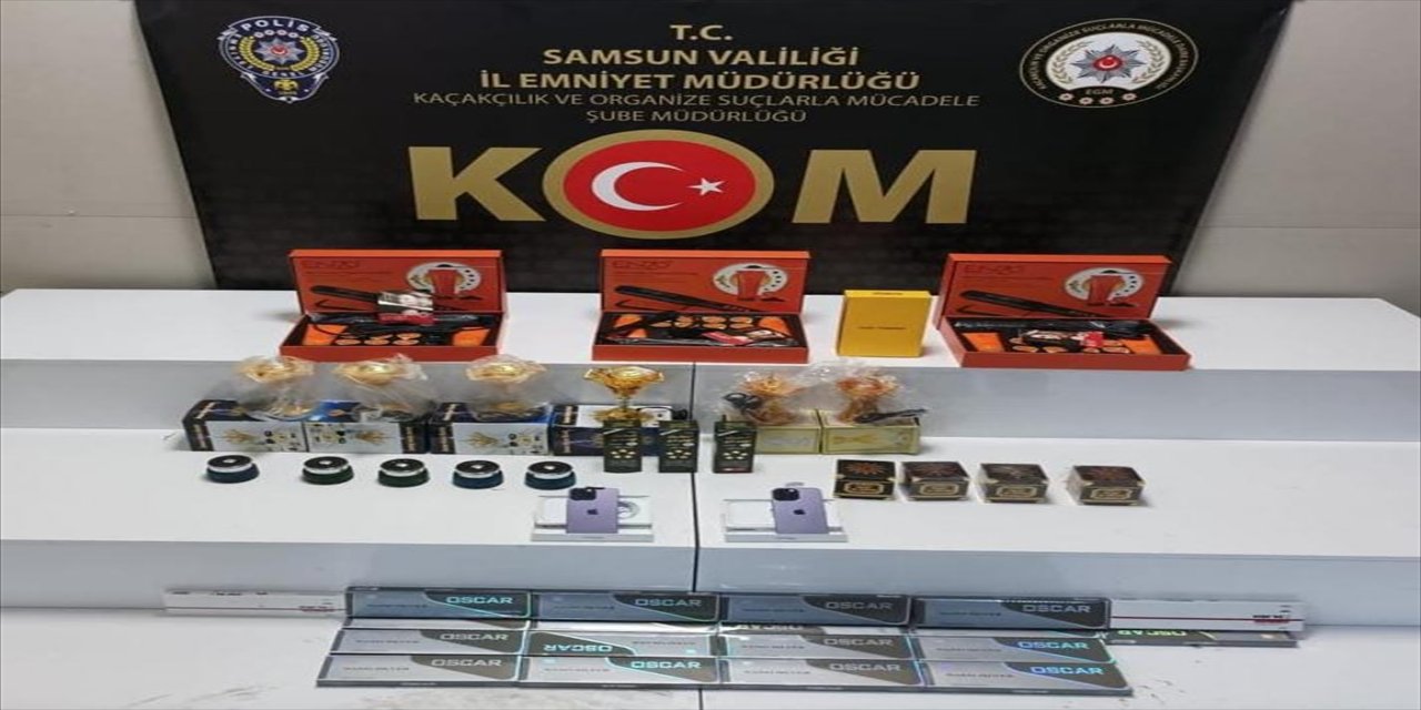 Samsun'da yapılan operasyonda yabancı uyruklu 2 kişi yakalandı.