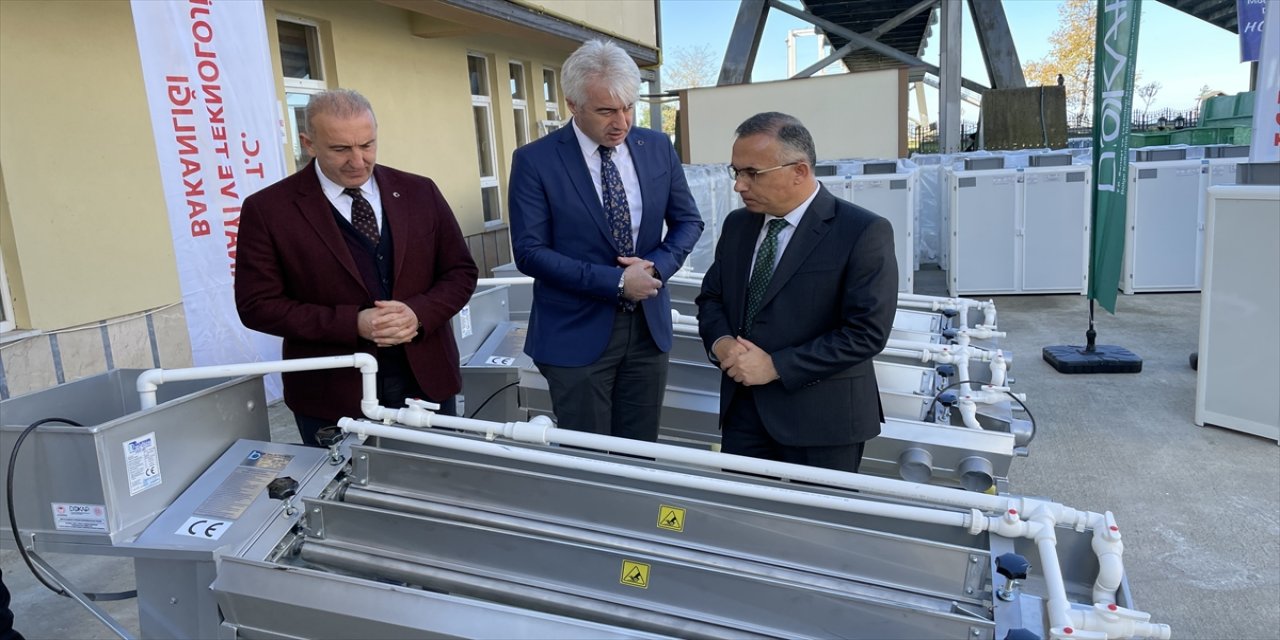 Rize'de alabalık üreticilerine ekipman desteği sağlandı