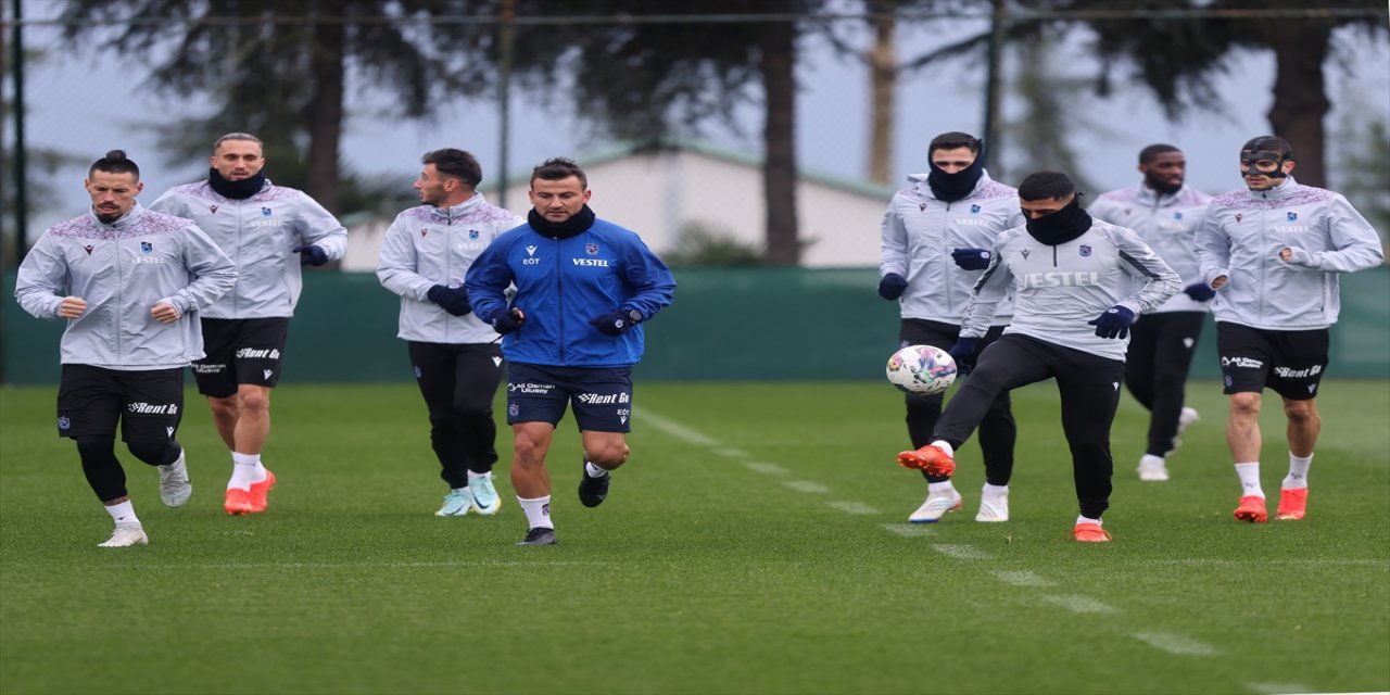 Trabzonspor, Alanyaspor maçı hazırlıklarına devam ediyor.
