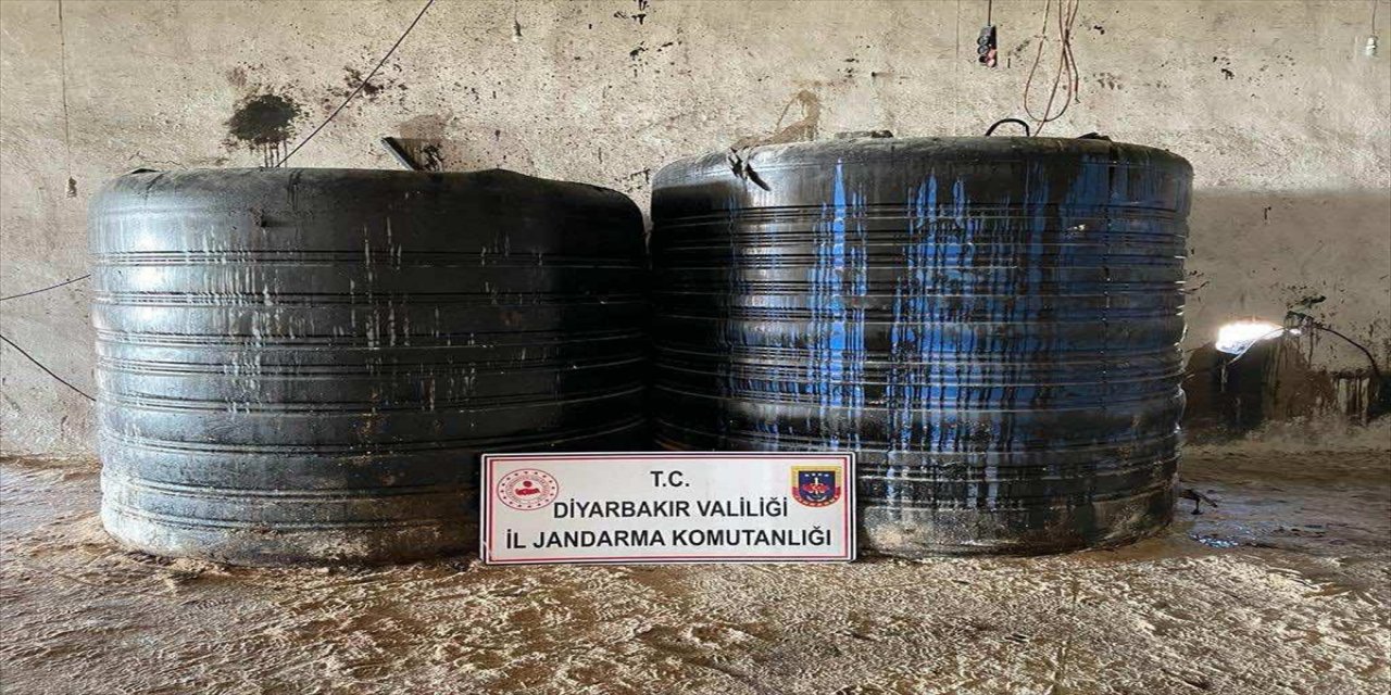 Diyarbakır'da 40 bin litre kaçak akaryakıt ele geçirildi