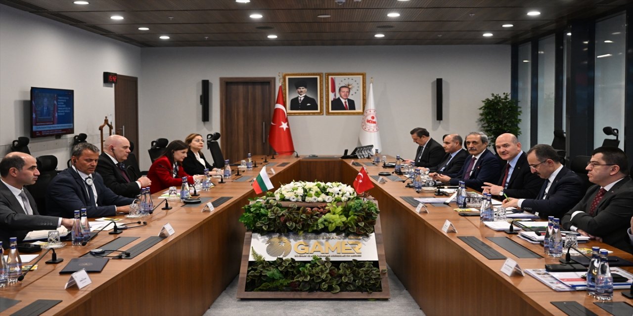 İçişleri Bakanı Soylu, Bulgaristan Başsavcısını kabul etti.