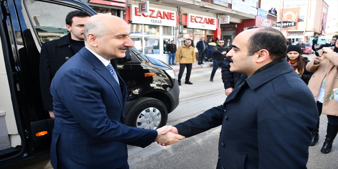 Ulaştırma ve Altyapı Bakanı Karaismailoğlu, Amasya'da konuştu