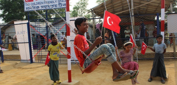 TİKA'dan Arakanlı Çocuklara 'Oyun Parkı