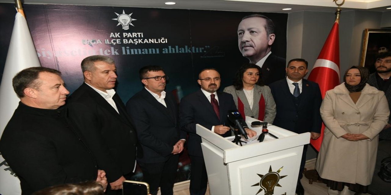 AK Parti Grup Başkanvekili Turan Çanakkale'de etkinliklere katıldı.