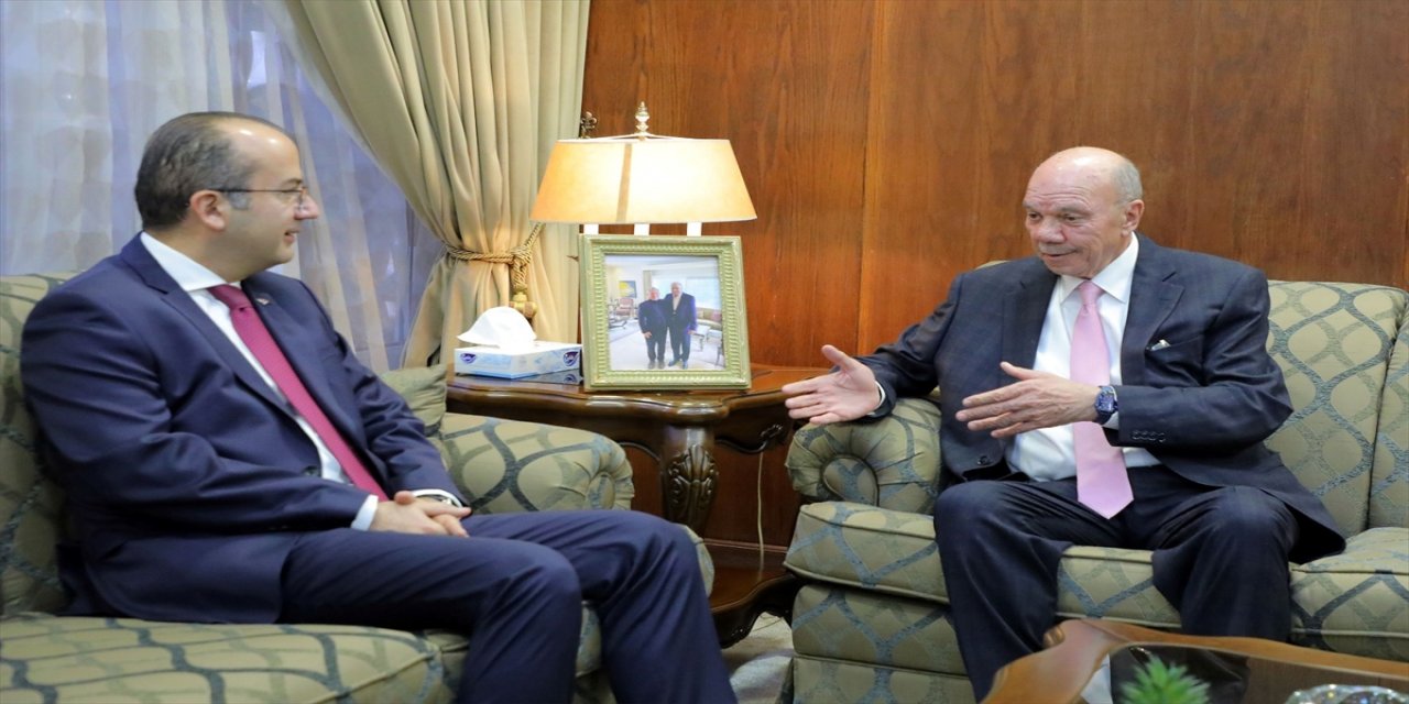 Türkiye'nin Amman Büyükelçisi Ozan, Ürdün Senato Başkanı Fayiz ile ikili ilişkileri görüştü