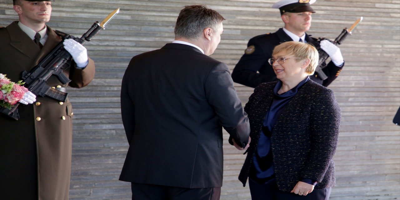 Slovenya Cumhurbaşkanı Pirc Musar, ilk resmi ziyaretini Hırvatistan'a yaptı