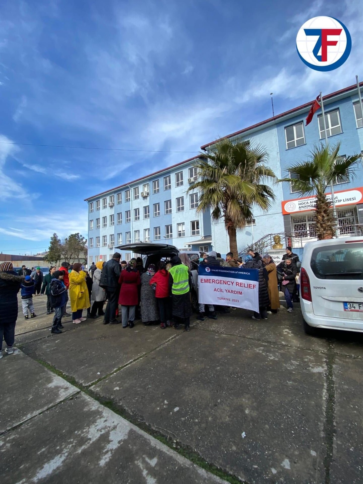 Zakat Foundation of America’dan Depremzedelere yerinde yardım