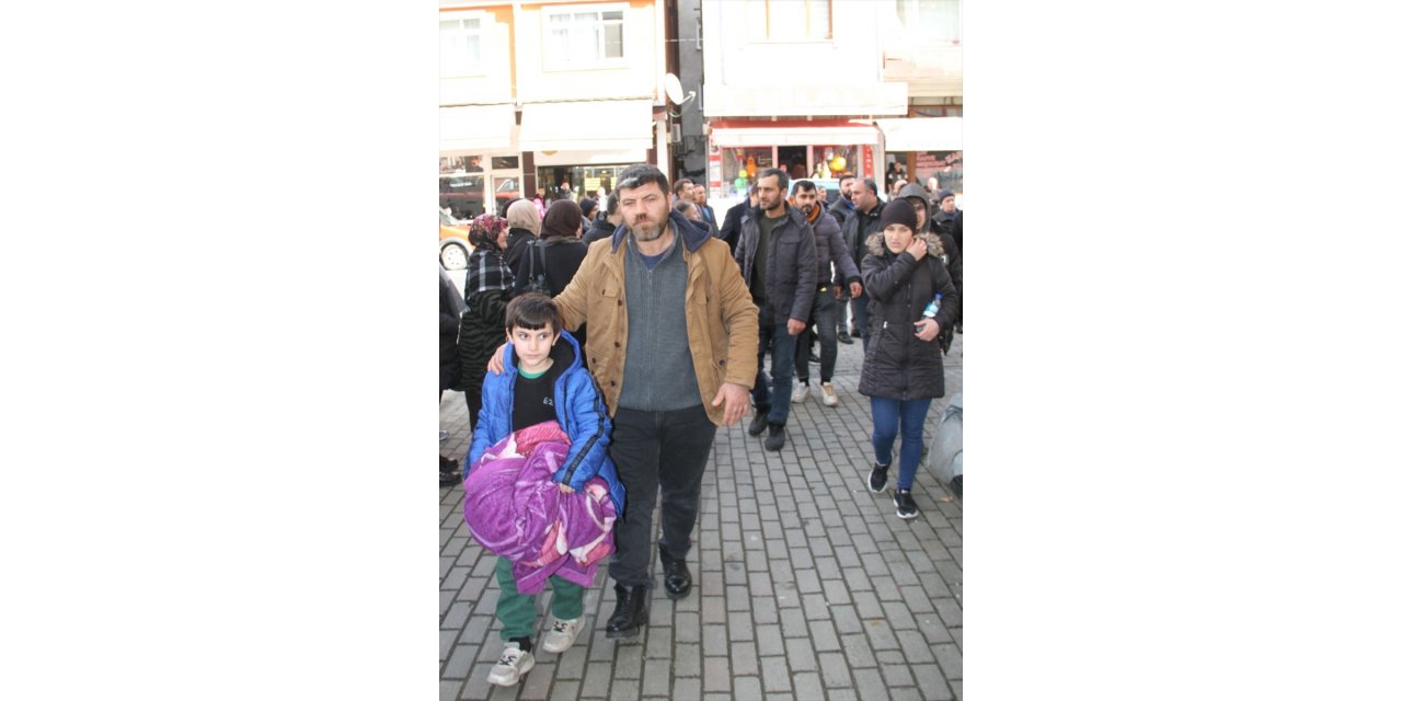 Gaziantep'te depremden etkilenen 48 kişi Giresun'a getirildi