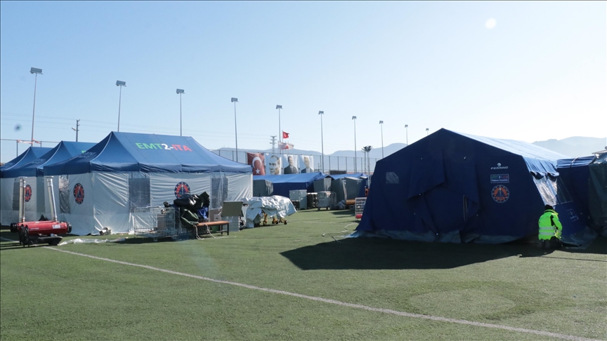 İtalyanların Hatay'da kurduğu hastaneden bir haftada 600'den fazla depremzede faydalandı