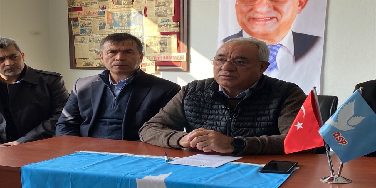 DSP Genel Başkanı deprem bölgesini ziyaret etti.