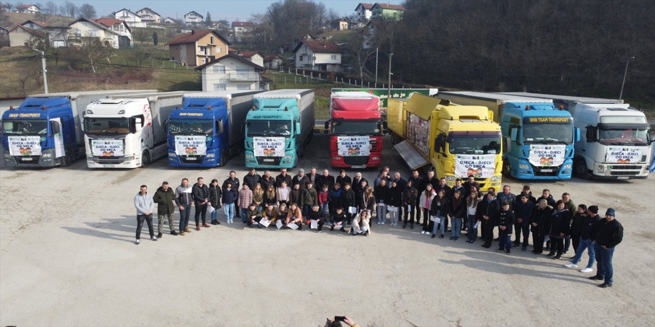 Bosna Hersek'ten depremzede çocuklara oyuncak gönderildi.