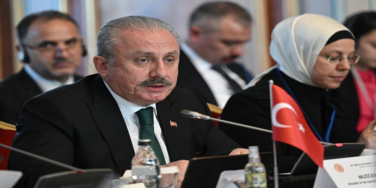 TBMM Başkanı Şentop, MIKTA 8. Parlamento Başkanları Konferansı 1. oturumunda konuştu:
