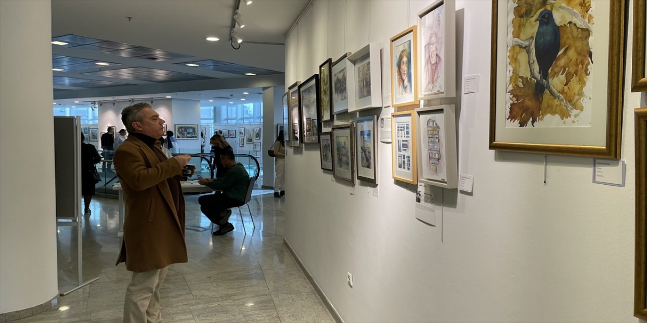 Watercoloristanbul 2. Uluslararası Suluboya Resim Sergisi İstanbul'da açıldı