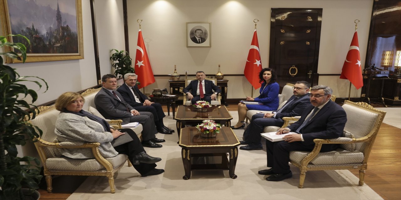 Cumhurbaşkanı Yardımcısı, BM Mülteciler Yüksek Komiserini kabul etti.