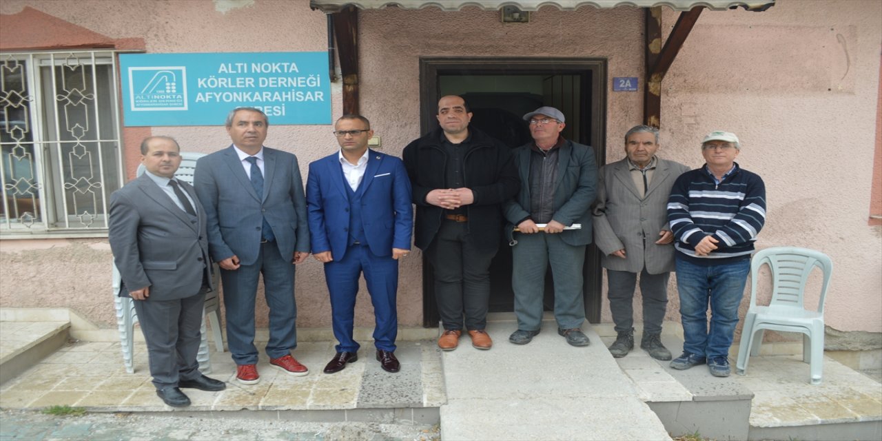 Altınokta Körler Derneği Genel Başkanı Afyonkarahisar'da.