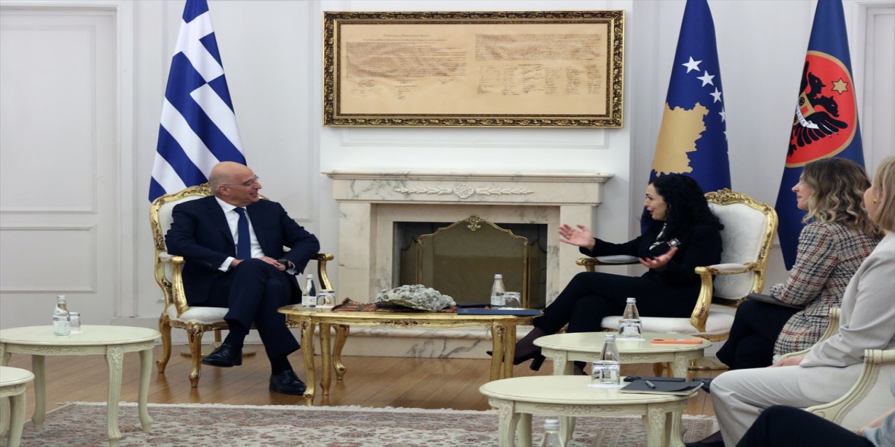 Yunanistan Dışişleri Bakanı Dendias, Kosova’ya ziyaret gerçekleştirdi.