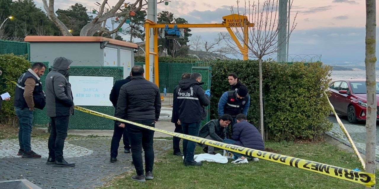 Kocaeli'de atık su terfi merkezinin tahliye borusunda cenin bulundu.