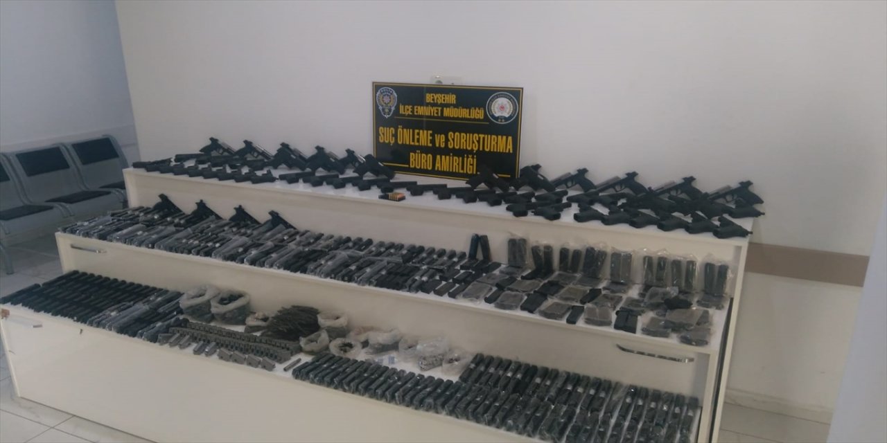 Konya'da yapılan operasyonda bir şüpheli yakalandı.