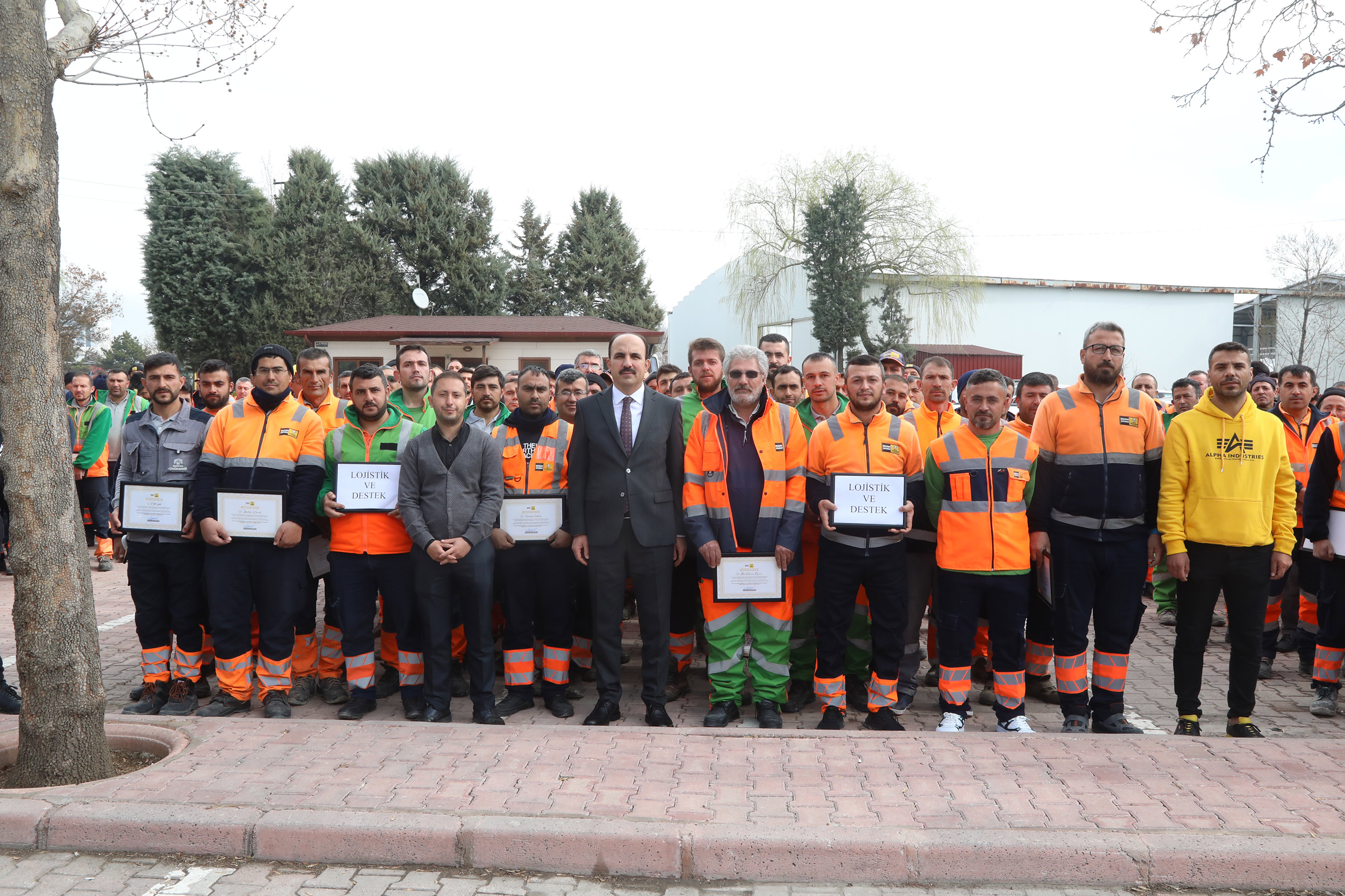 Hatay’da Görev Yapan Personele Teşekkür Belgesi