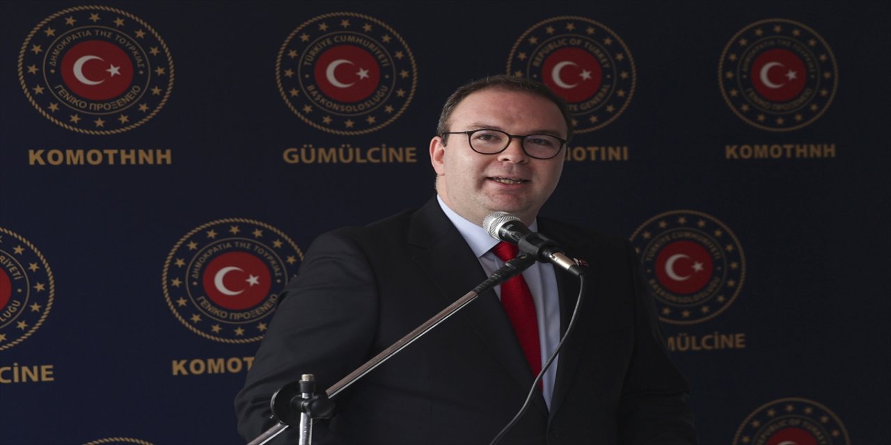 Batı Trakya'da İstiklal Marşı'nın kabulü ve Çanakkale şehitlerini anma etkinliği düzenlendi