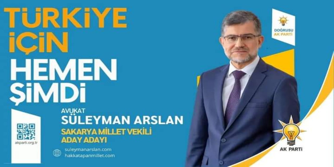 Süleyman Arslan aday adayı oldu.