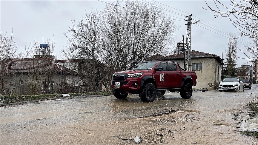 Deprem bölgesi için kuvvetli yağış uyarısı