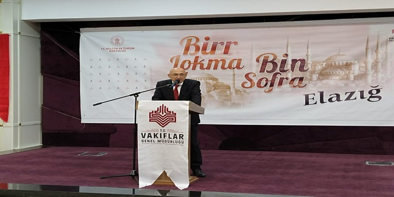 Elazığ’da 1100 kişinin katıldığı iftar etkinliği