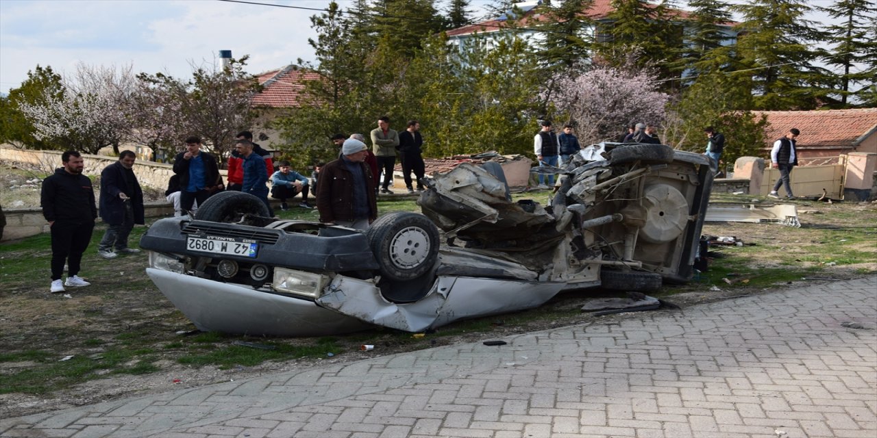 Konya'daki trafik kazasında 1 kişi hayatını kaybetti.
