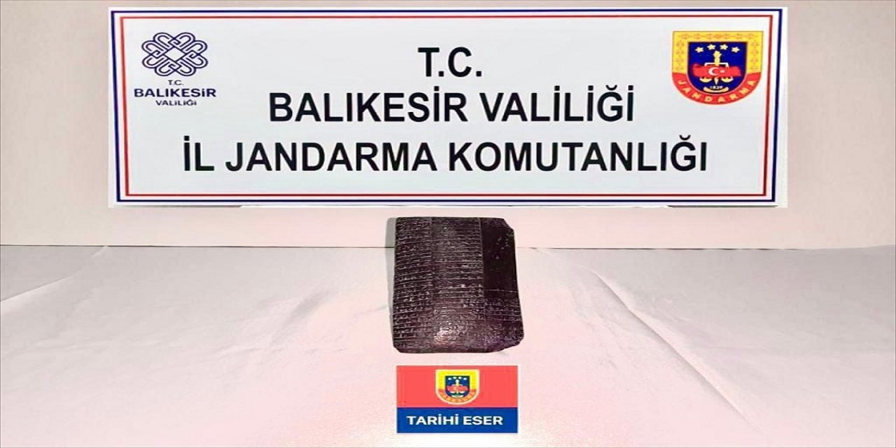 Balıkesir'de tarihi eser operasyonunda 1 kişi yakalandı