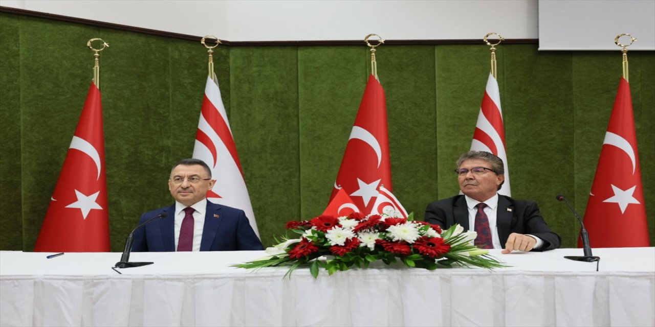 Oktay, KKTC'de 2023 Yılı İktisadi ve Mali İşbirliği Anlaşması İmza Töreni'ne katıldı