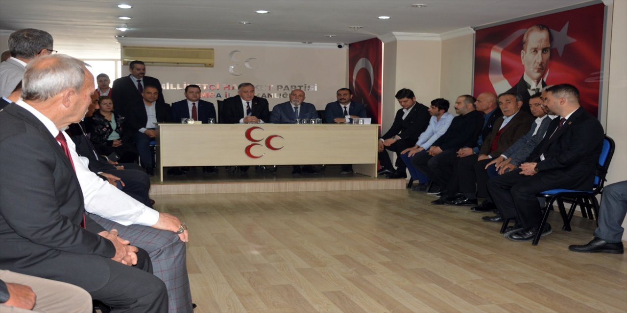 MHP Grup Başkanvekili Akçay bayramlaşma töreninde.