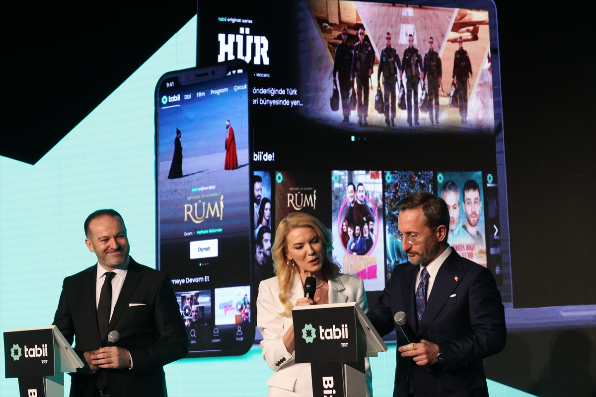 TRT'nin uluslararası dijital platformu "Tabii"nin tanıtıldı