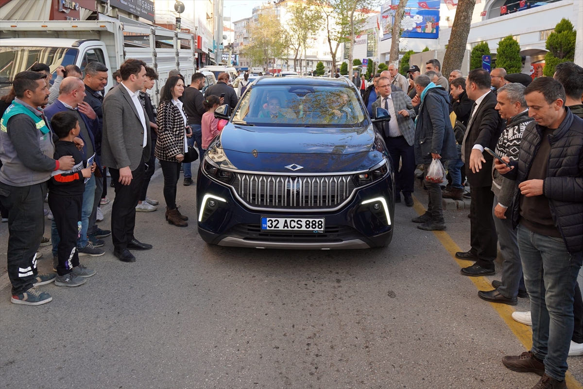 Türkiye'nin yerli otomobili Togg Isparta'da