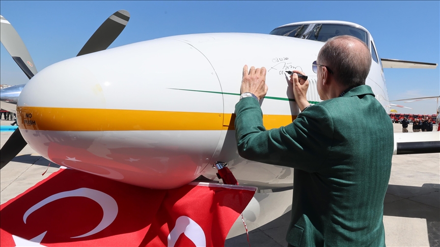 Cumhurbaşkanı Erdoğan, Orman Yangını Söndürme Uçakları ve Helikopterleri Teslim Töreni'ne katıldı