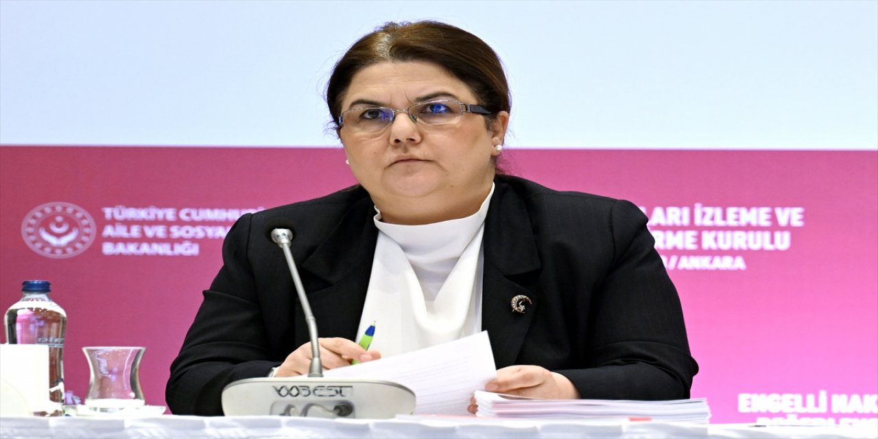 Bakan Yanık, Engelli Hakları İzleme ve Değerlendirme Kurulu toplantısında konuştu: