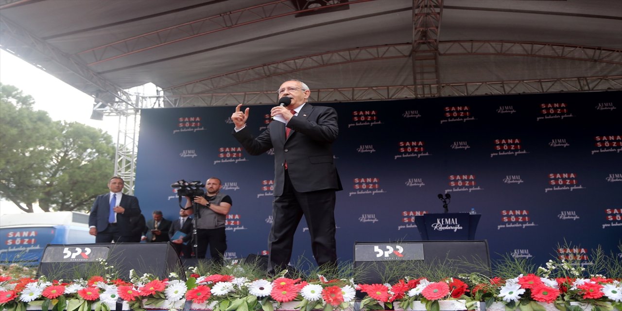 Cumhurbaşkanı adayı ve CHP Genel Başkanı Kılıçdaroğlu, Muğla mitinginde konuştu: (1)