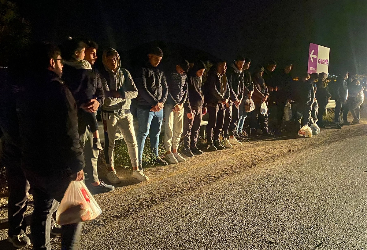 Bodrum'da 22 düzensiz göçmen yakalandı