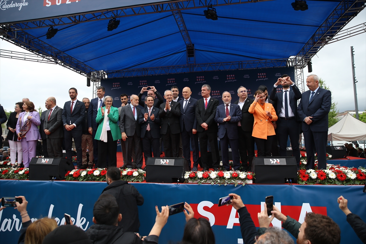 Cumhurbaşkanı adayı Kılıçdaroğlu, Sakarya mitinginde konuştu: