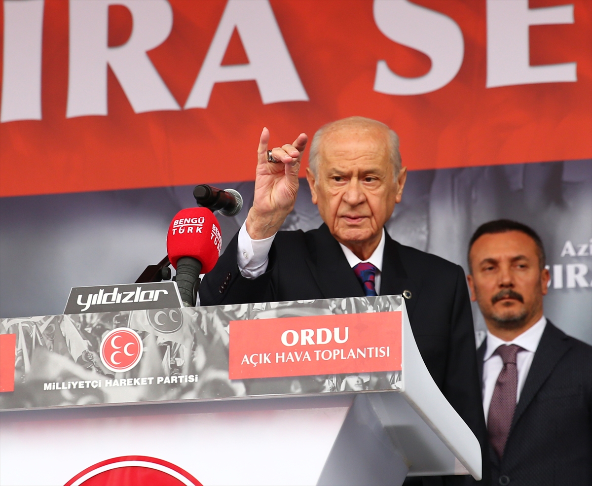 MHP Genel Başkanı Devlet Bahçeli, Ordu'da konuştu