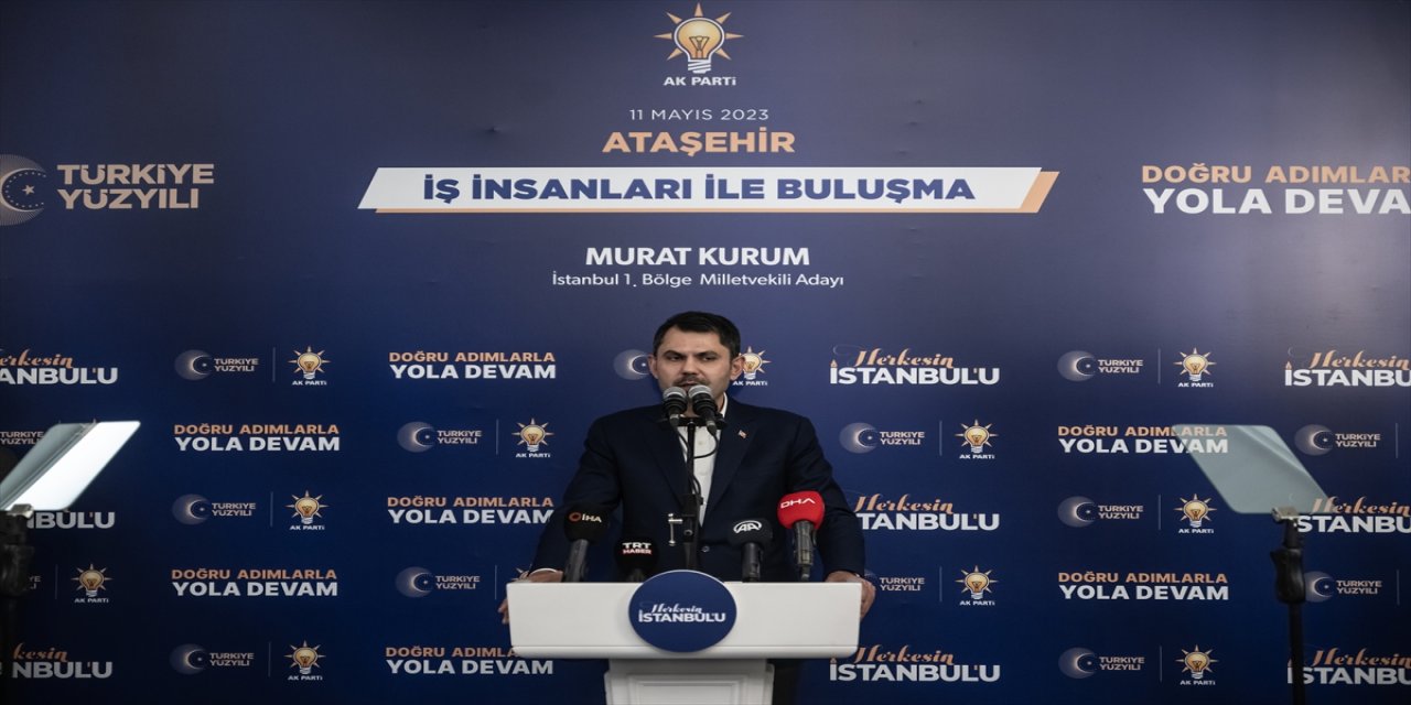 Bakan Murat Kurum, iş insanlarıyla bir araya geldi: