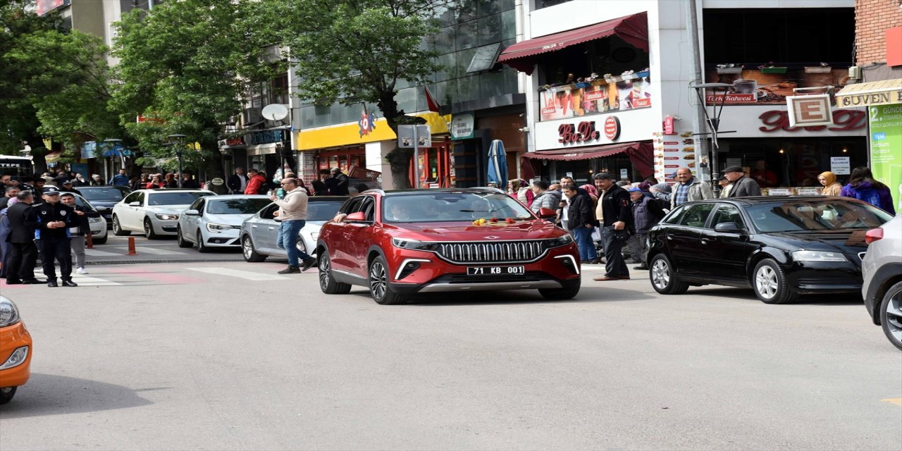 Türkiye'nin yerli otomobili Togg Kırıkkale'de tanıtıldı