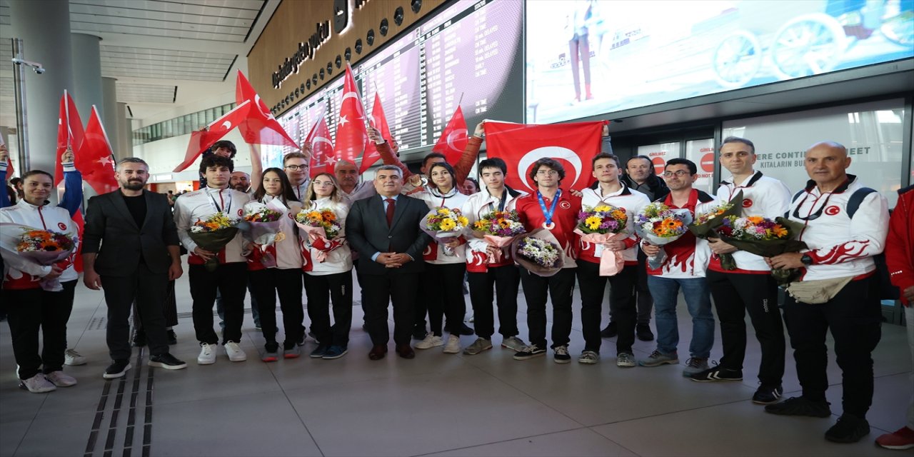 Serbest Dalış Milli Takımı yurda geri döndü.