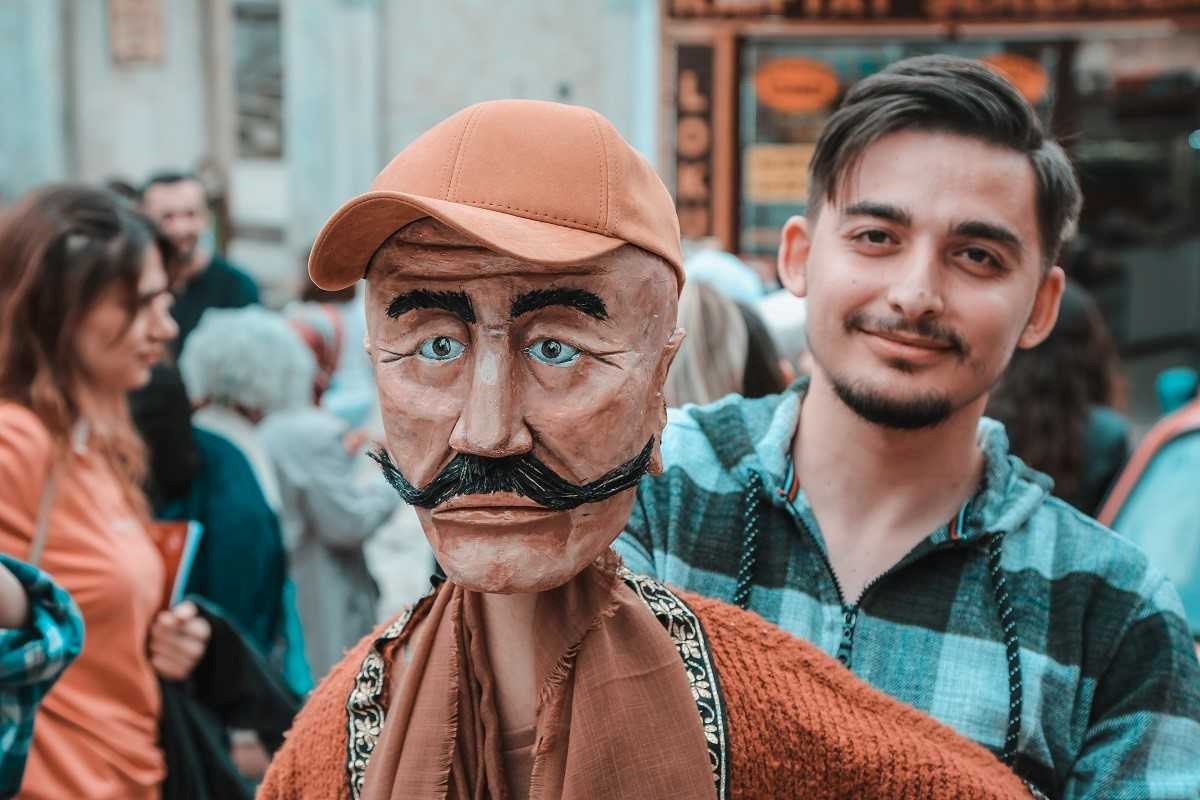 Safranbolu'da canlı kukla performansı sergilendi