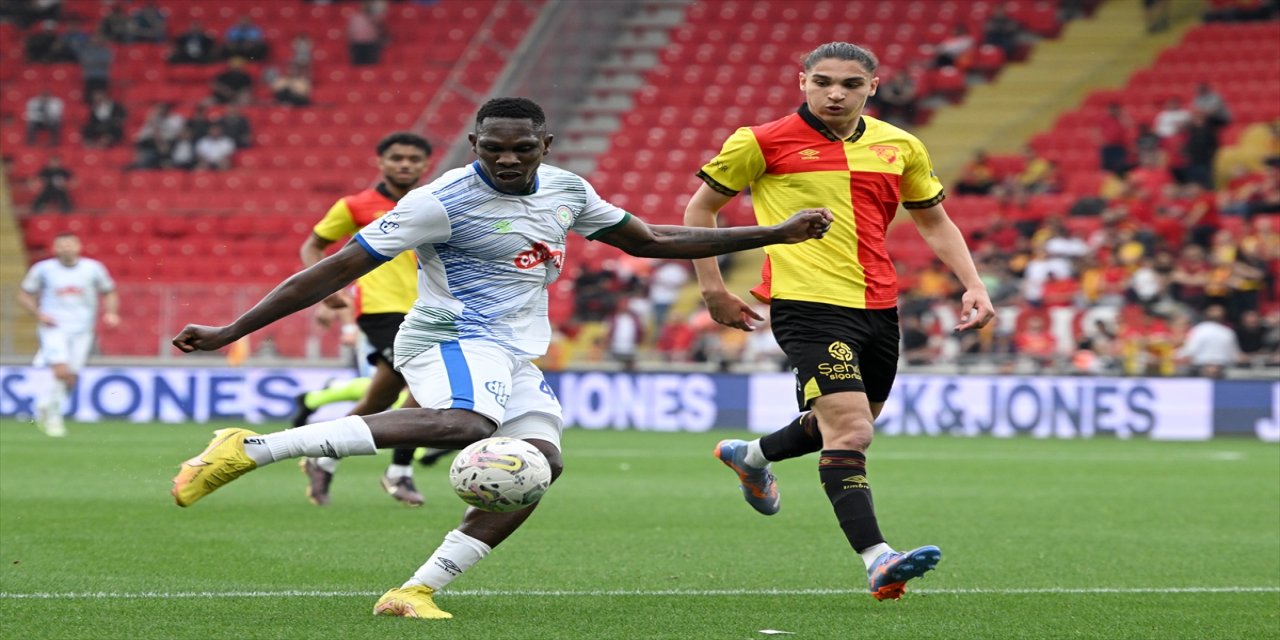 Göztepe ile Rizespor berabere kaldı.