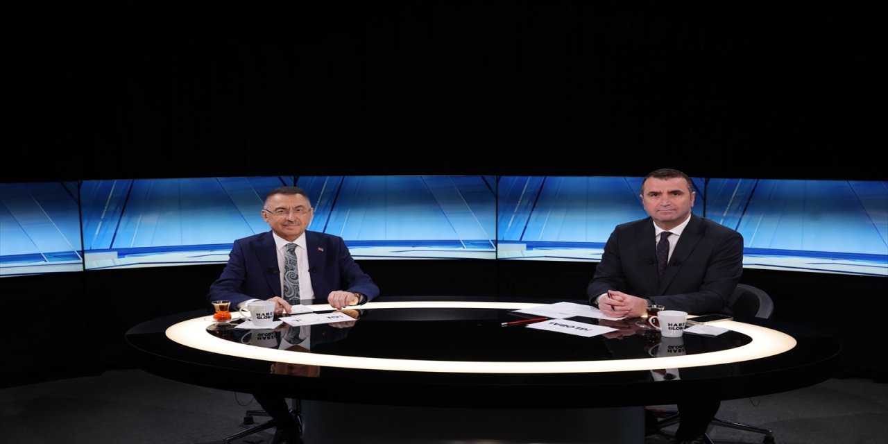 Cumhurbaşkanı Yardımcısı, canlı yayında gündem konuşması.