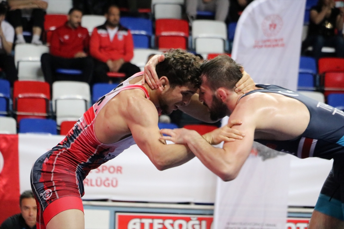 Serbest Güreş Türkiye Şampiyonası'nın ikinci gününde 4 sıklette şampiyonlar belli oldu