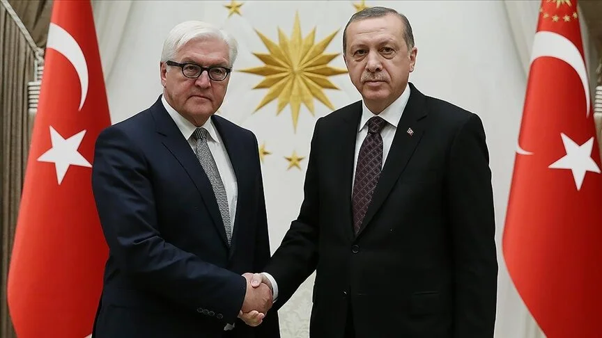 Almanya Cumhurbaşkanı Frank Walter Steinmeier, Cumhurbaşkanı Erdoğan'ı tebrik etti
