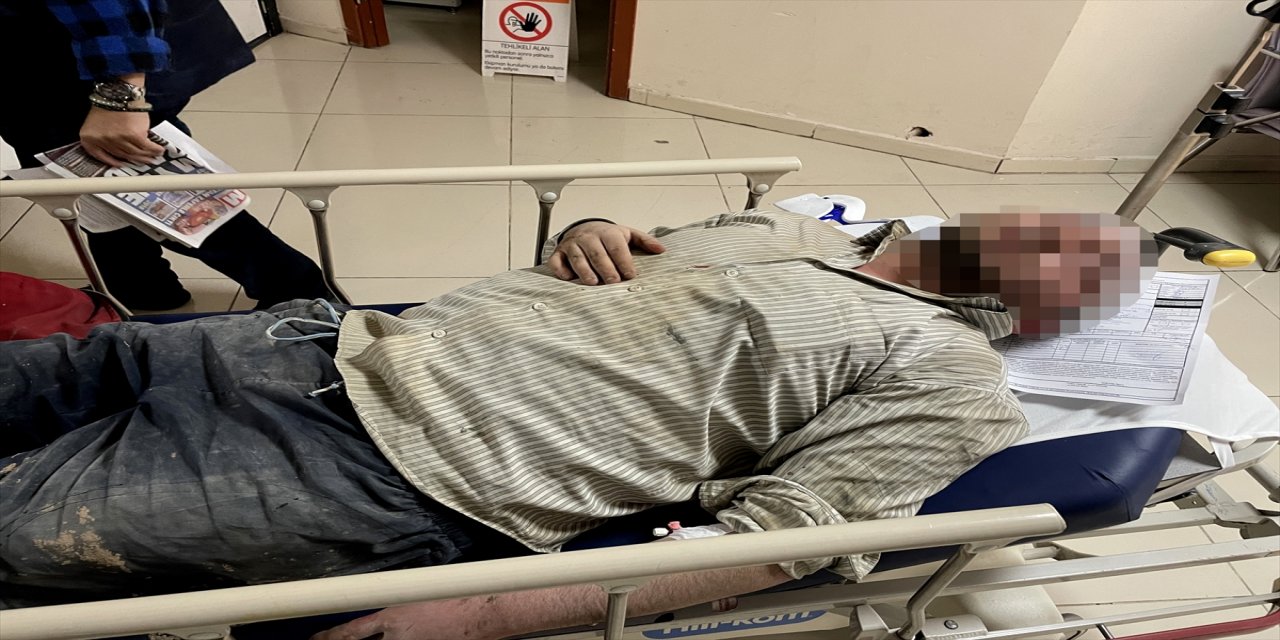 Kütahya'da başına İngiliz anahtarıyla vurulan işçi yaralandı